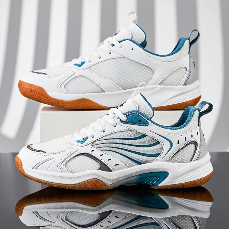 Professional wool shoes shock-absorbing and breathable rib bottom volleyball shoes table tennis shoes for boys and girls36-46