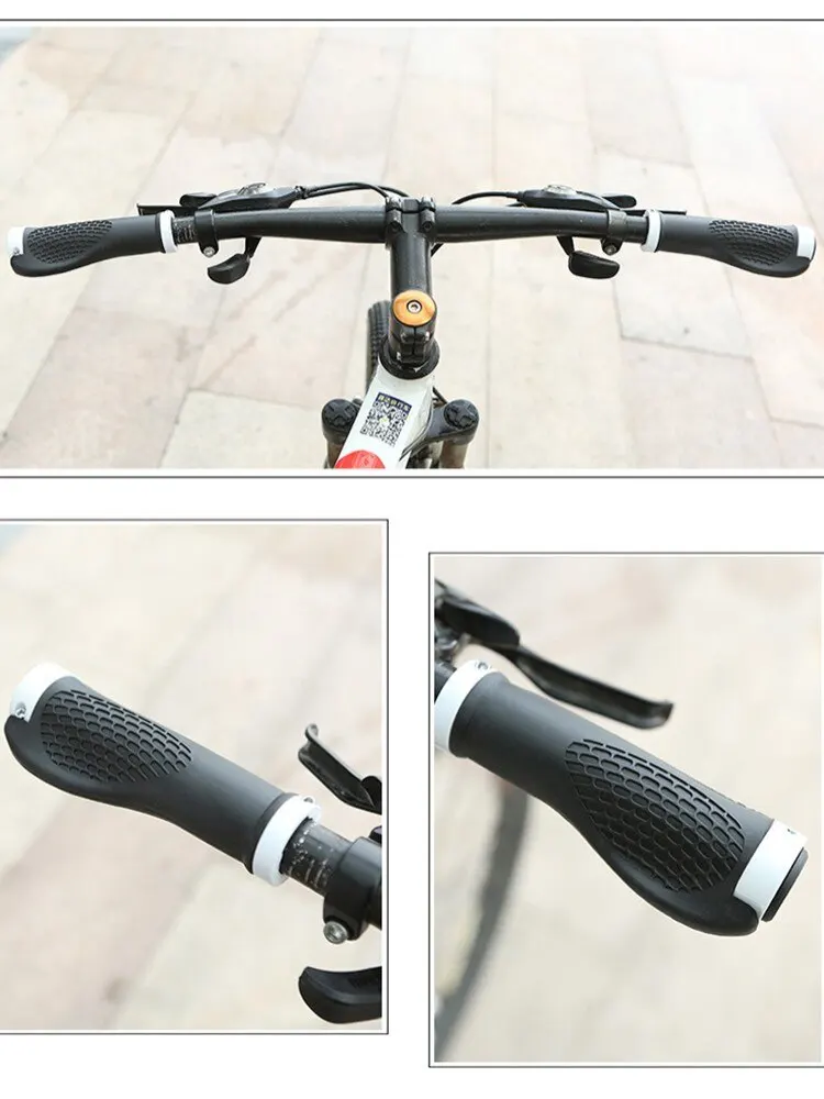 MTB Grip Fahrrad Lenker Griffe Anti Slip Silikon Straße Mountainbike Griff Grip fahrrad Radfahren Zubehör fahrrad lenker – Detail 2