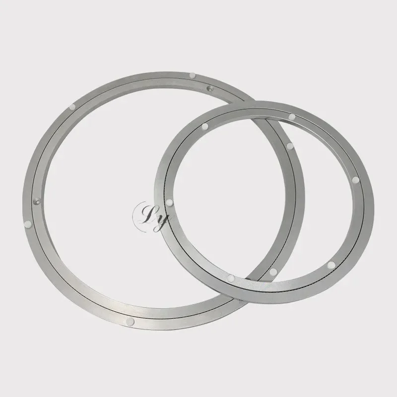 4/5.5/8/10/12/14/16 Inch Design Lazy Susan Aluminum Ball Bearing Turntable Bearings Swivel Plate