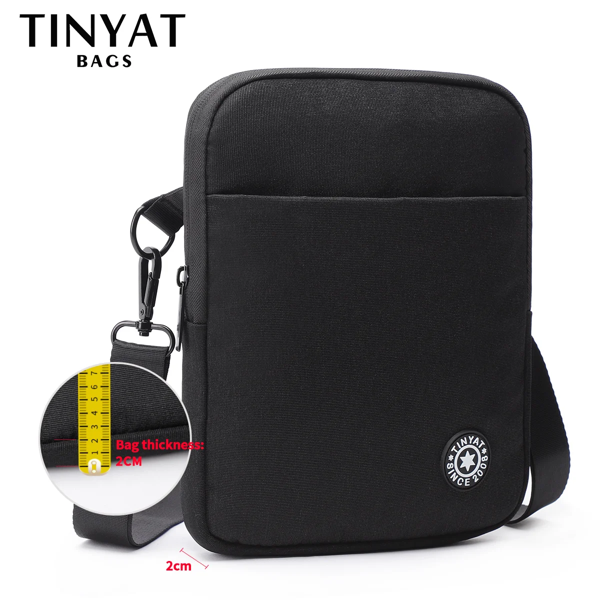 TINYTA Men's bags Men Shoulder Bags for 9.7 inch iPad Light Waterproof