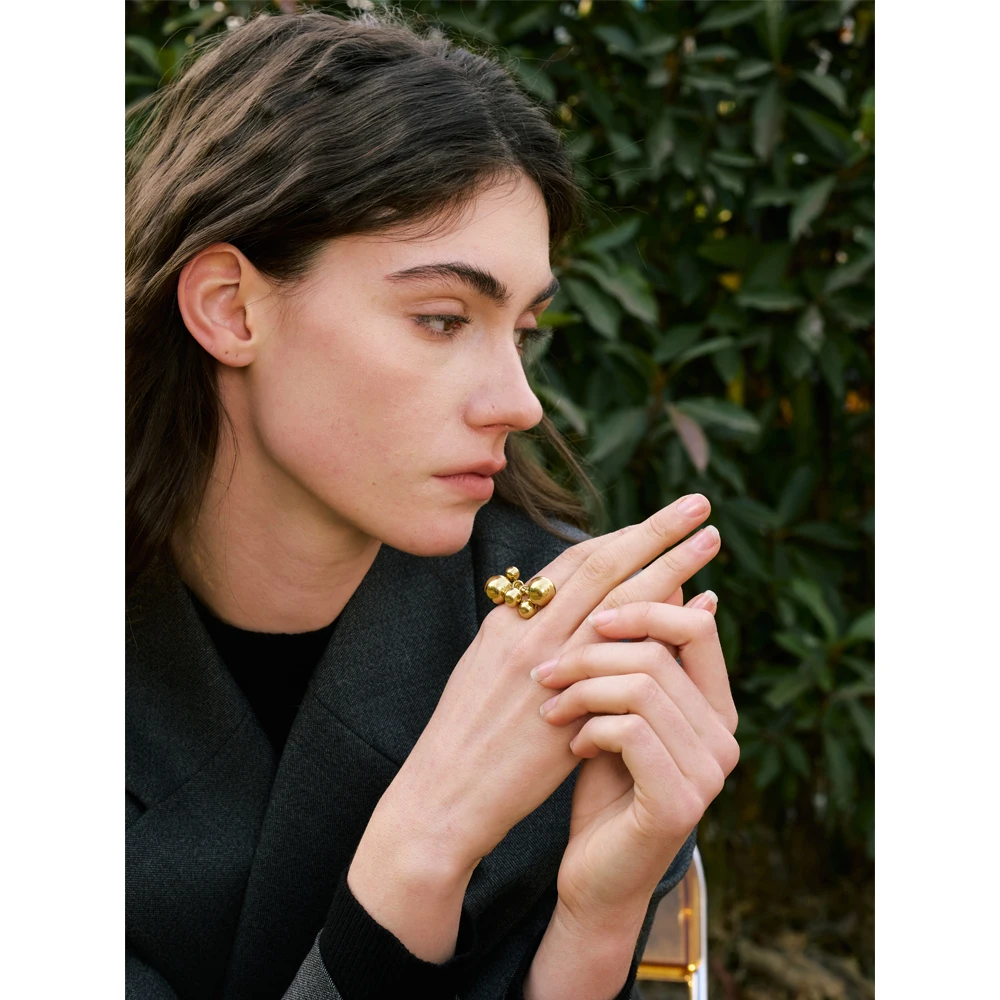 Yhpup Ring 18K PVD Plated