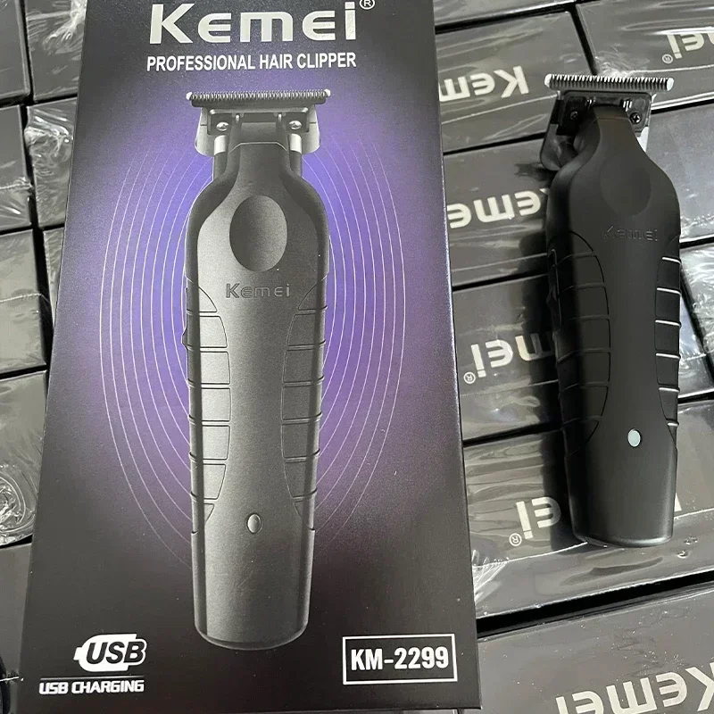 Kemei KM-2299 Men's Hair Clipper Professional Electric Hair Clipper USB Rechargeable Barber Trimmer Men's Electric Hair Clipper 3