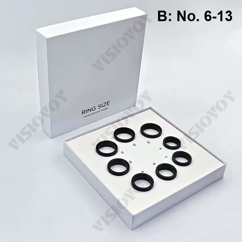 ערכת גודל טבעת חכמה, גדלים סטנדרטיים אמריקאיים, גדלים 6-13, גדלים 5-15