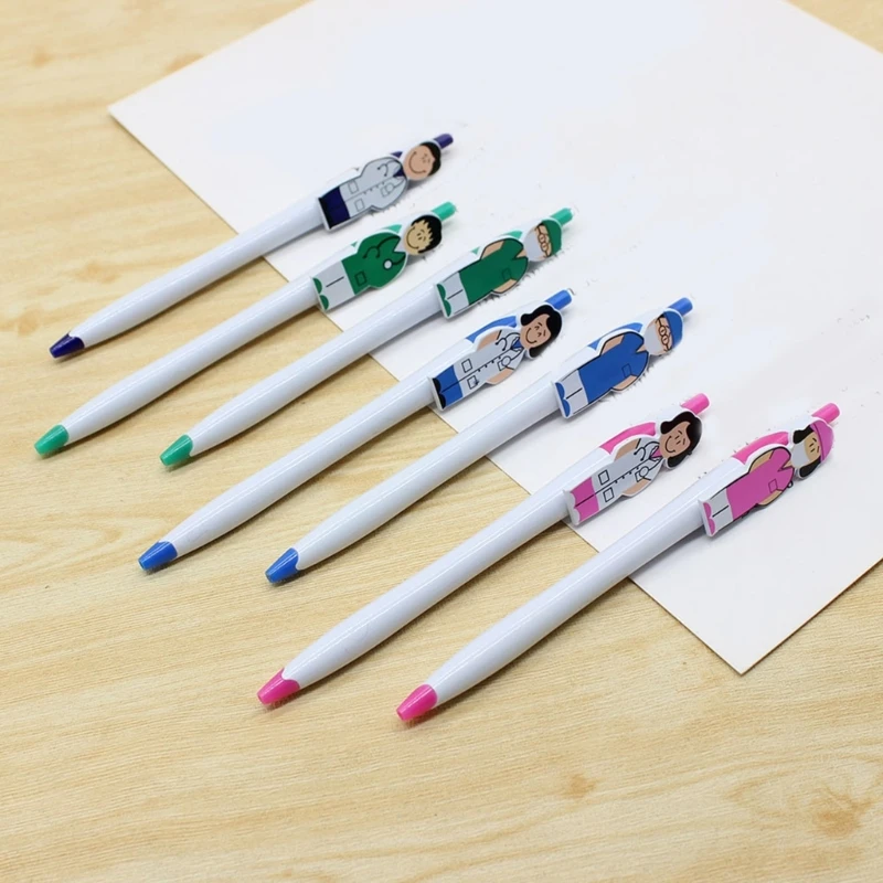 7 Pieces Doctor Nurse Ballpoint Pen Retractable Pen 7 pieces doctor nurse ballpoint pen retractable pen