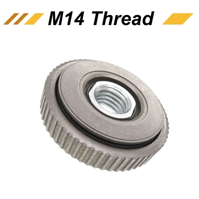 M14 Thread Angle Grinder Self-locking Pressing Plate Angle Grinder Quick Release Flange Nut Clamping Auto Repair Tool