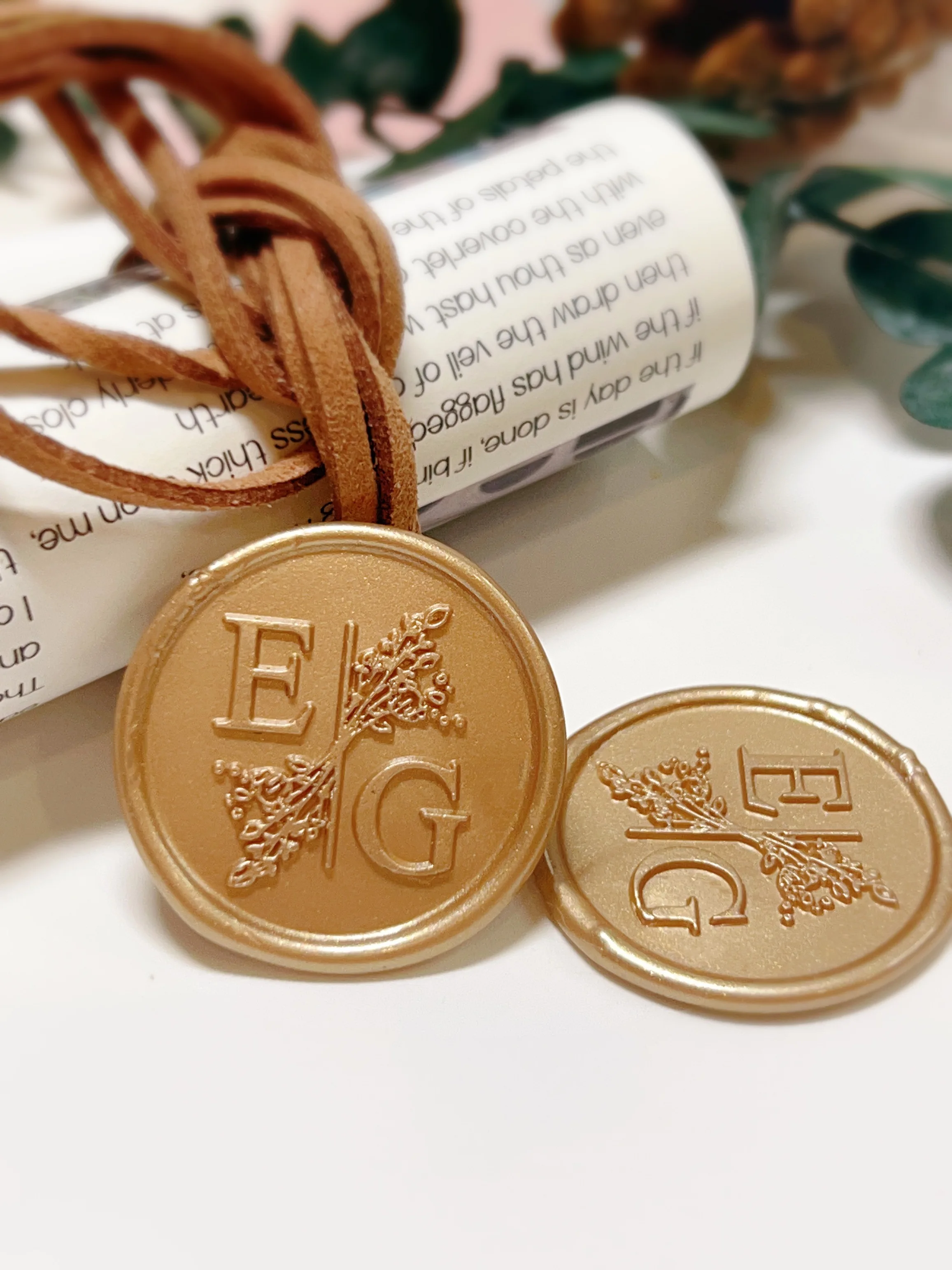 

Custom Wax Seals Stamp Personalized Wedding Stamp （ Brass Head with Handle） Wedding Invitation Envelopes Cards Decoration Gifts