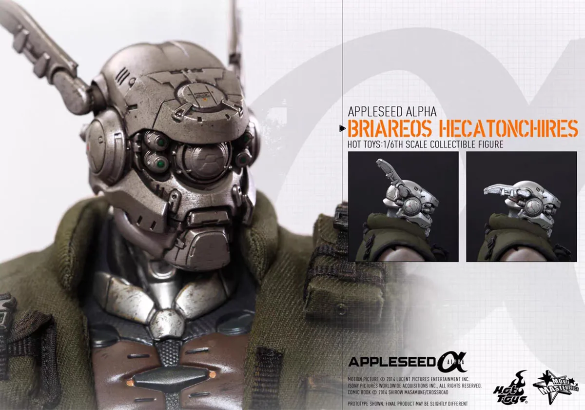 HOTTOYS HT APPLESEED Briareos Hecatonchires 16 Head carvin - AliExpress