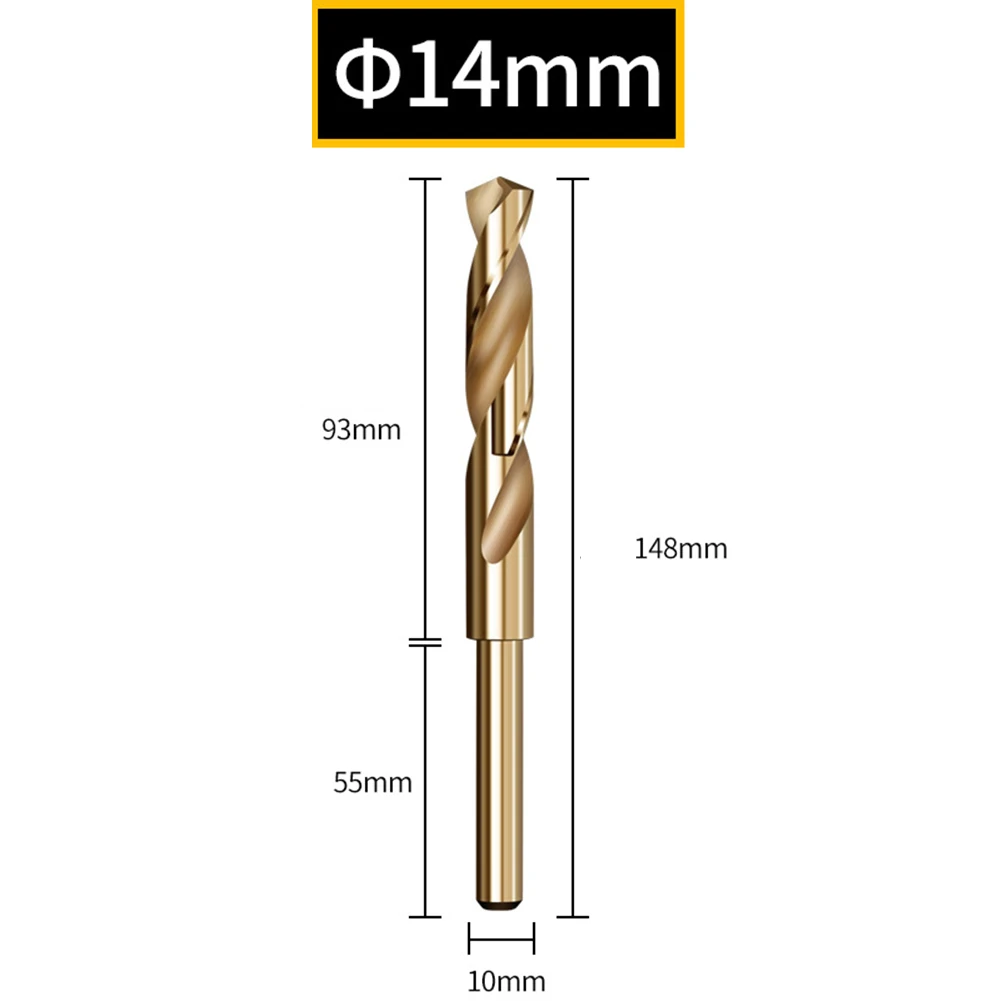Cobalt HSS Drill Bit Set For for Blacksmiths Features Reduced Shank Design For for Compatibility with Standard Chucks