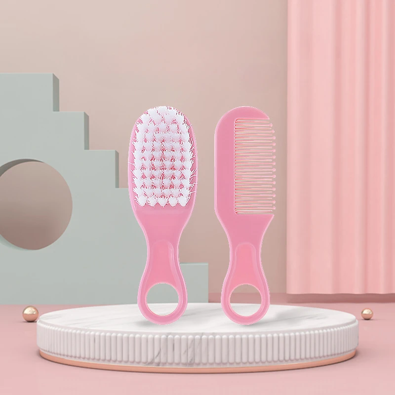 Baby hair removal bath massage brush newborn child bath shampoo soft and comfortable soft bristle brush infant care comb set baby brush