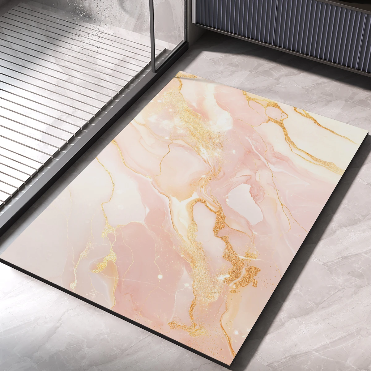 חדר אמבטיה שטיח סופר סופג אמבטיה מחצלת כף הרגל רצפה מחצלות יבש מהיר יבש ללא להחליק מקלחת משטח שירותים שטיחים