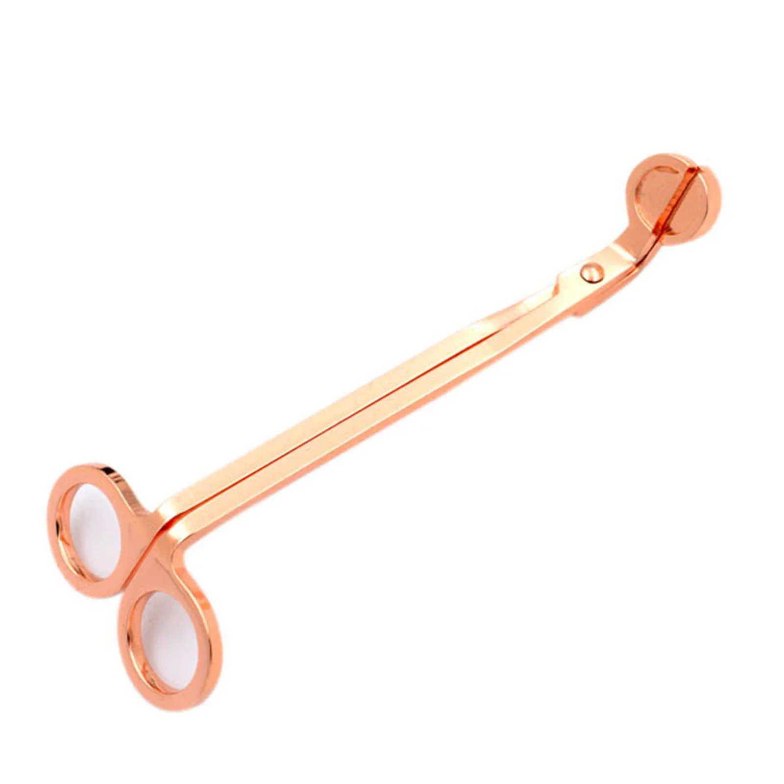 Candle Wick Trimmer Stainless Steel Candle Scissors Trim Wick Cutter Snuffer Round Head Black Rose Gold Silver Red Bronze