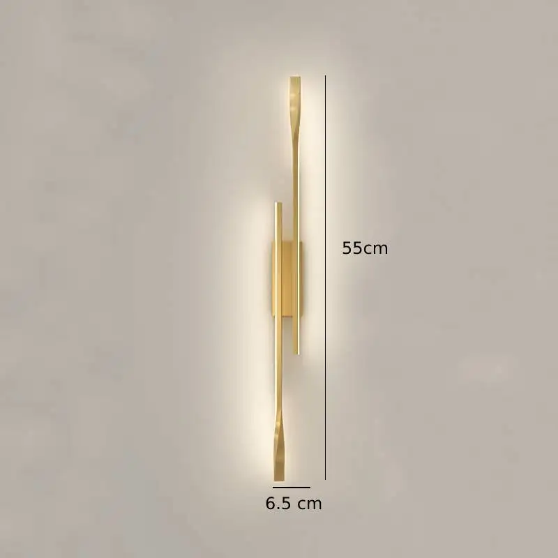 الحديثة LED الجدار مصباح بسيط طويل غرفة ديكور داخلي جدار الإضاءة غرفة نوم السرير غرفة المعيشة خلفية قطاع السقف الثريا