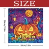 1pc Halloween Coloring Book 20 Page Adult Gift For Birthday Party Relieve Stress Kill Time Graffiti Painting Drawing Art Book ﻿ 2