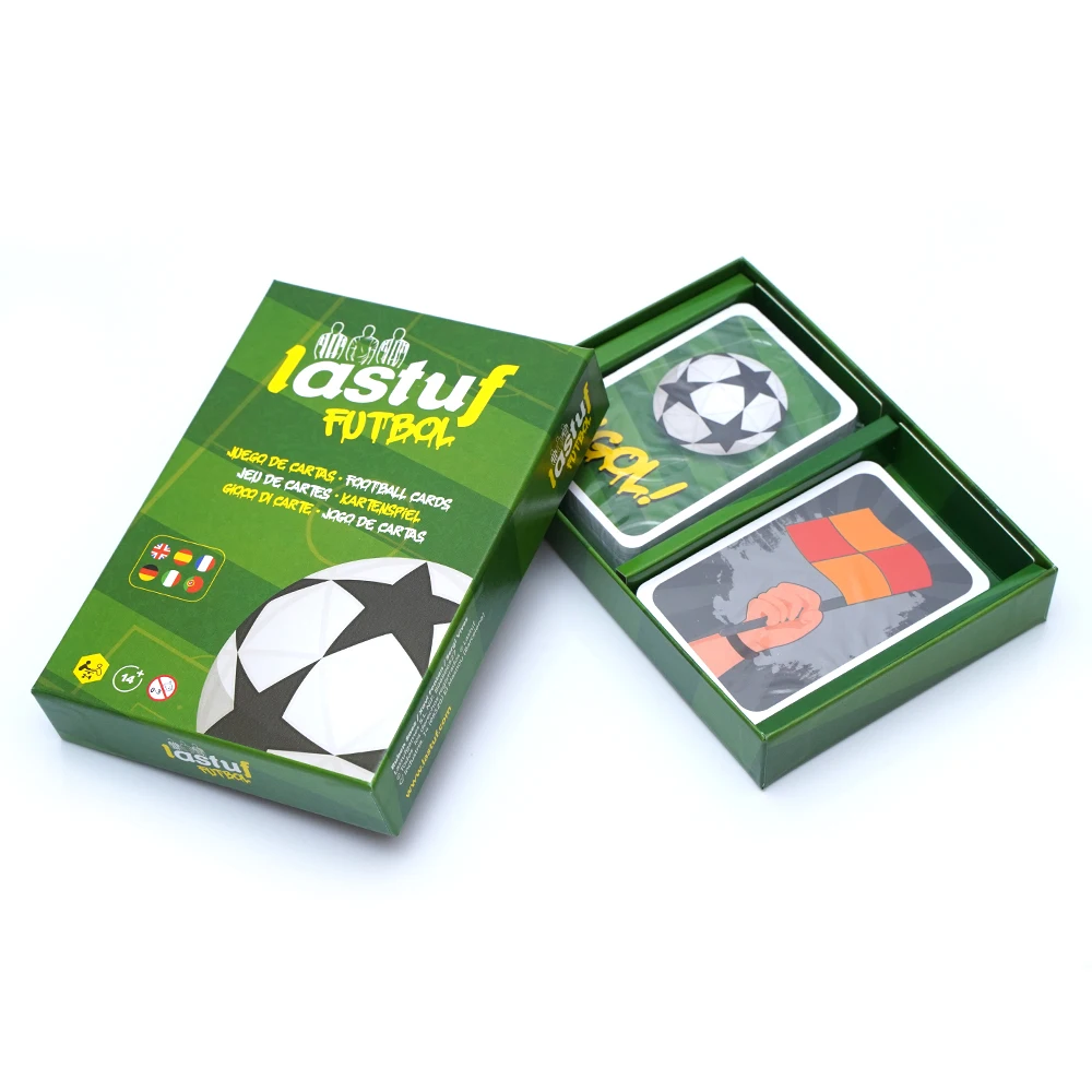 Playing cards card games couple card game Lastuf Juego De Futbol Ni&ntilde;Os Juego De Cartas Familiar Mesa Regalo Ni&ntilde;A Ni&ntilde;O Portable Viaje