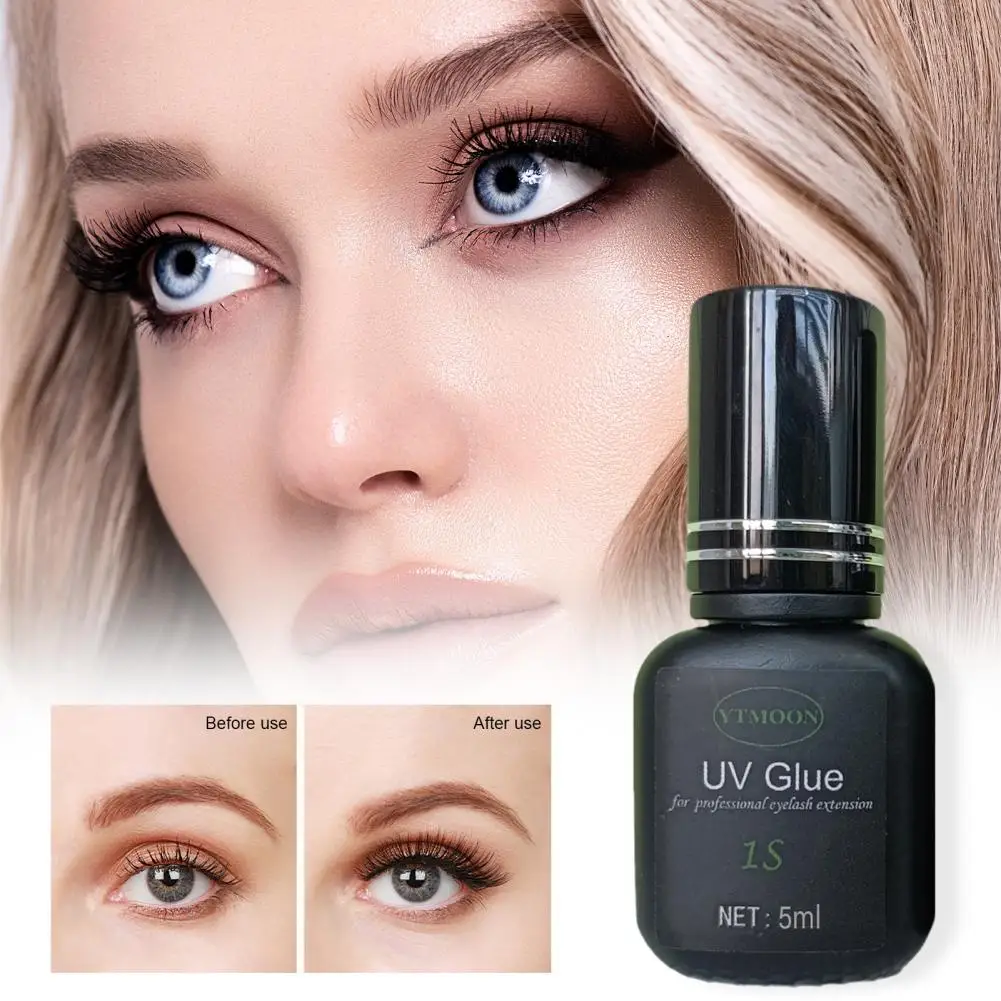 

2023 NEW UV Eyelashes Glue Microwave Phototherapy Clear Lashes Extensions supplies Adhesive Gel Soft Quick Dry Long-Lasting