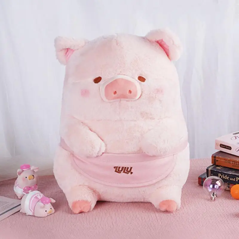 

Милые мягкие плюшевые игрушки Lulu Pig креативные мягкие животные Свинья Кукла для девочек подарок на день рождения подруге паре детей милый подарок