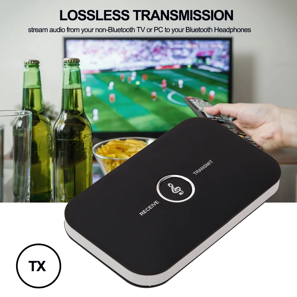 Bluetooth-Compatible Transmitter Receiver Wireless Audio Adapter For PC TV Headphone Car 3.5mm AUX Music Receiver Sender bluetooth adapter,bluetooth audio receiver,bluetooth transceiver adapter,audio adapter,bluetooth aux adaptor