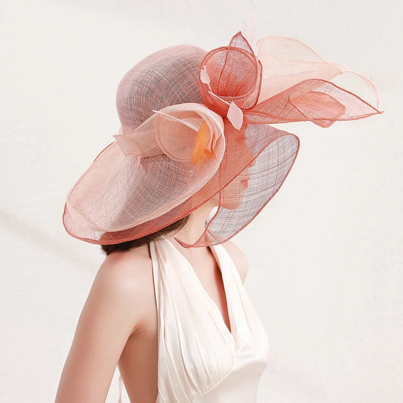 Sinamay Big Sinamay Headpiece Linen 