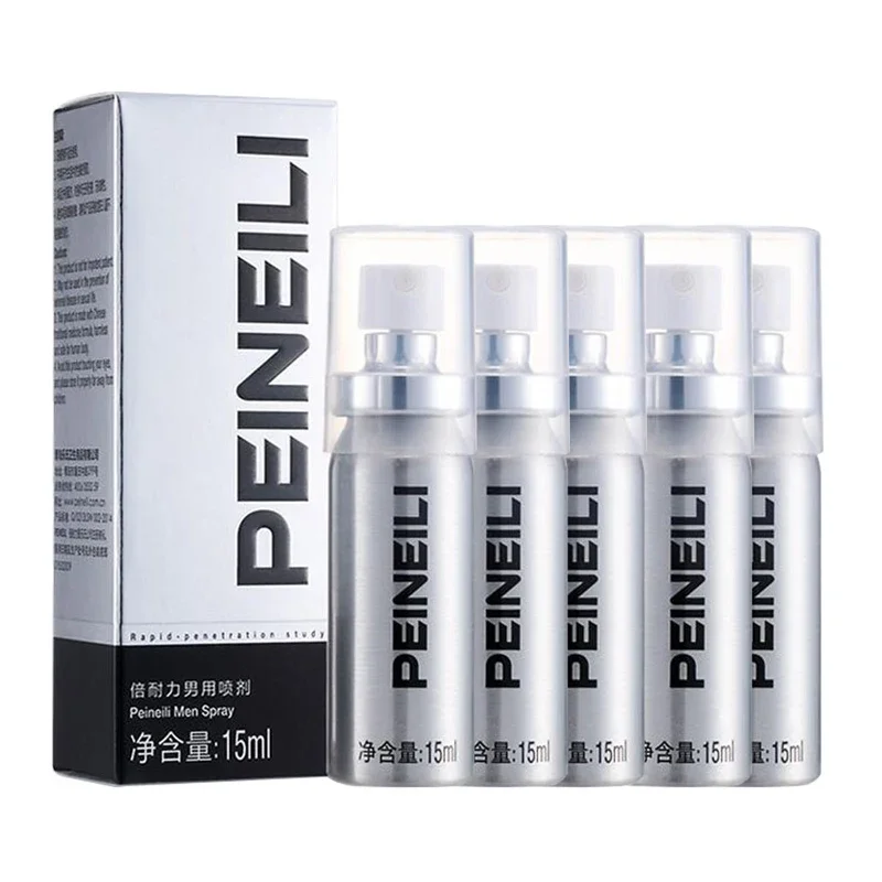 5PCS Peineili Sex Delay Spray for Men Male External Use Anti Premature Ejaculation Prolong 60 Minutes Penis Enlargment Oil 18+ - Image 2