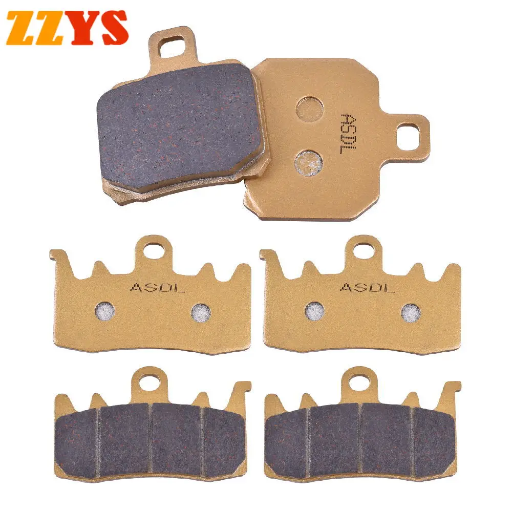 660Cc Motorcycle Ceramic Front And Rear Brake Pads Disc Set For Aprilia Rs660 8V Abs 2020-2021 Rs 660 8V Tuono 660 Abs 20-21