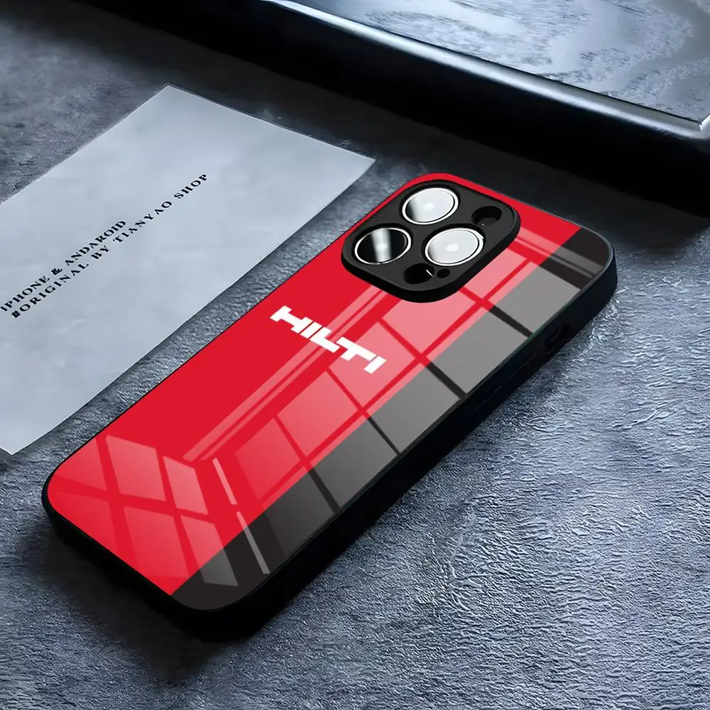 Luxury Glass Design Toolbox Brand Hilti Tools Phone Case