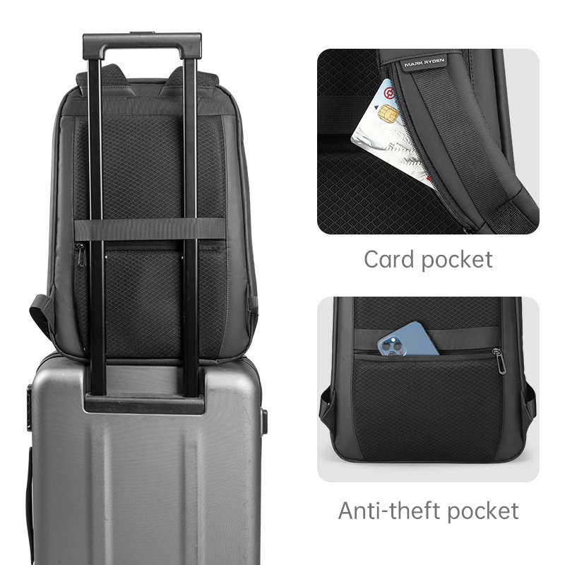 Mark Ryden Business Backpack Men 15.6/17.3 inch Office Work Bag Slim Laptop Backpack laptop backpack,business backpack