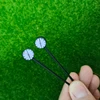 Scale 1:87 Miniature Time Clock Light Model 3V Street Lamp For HO Train Railway Scene Layout Diorama Kits 3