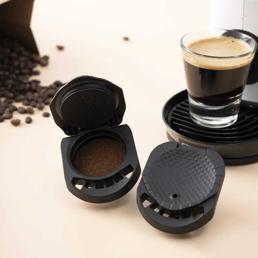 2 cápsulas recargables de acero inoxidable Dolce Gusto, filtros de café,  cápsulas de café reutilizables, compatibles con Dolce Gusto Mini Me Genio