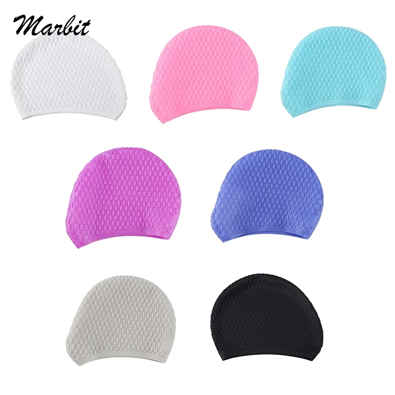 

Новая стильная силиконовая шапочка для плавания для взрослых