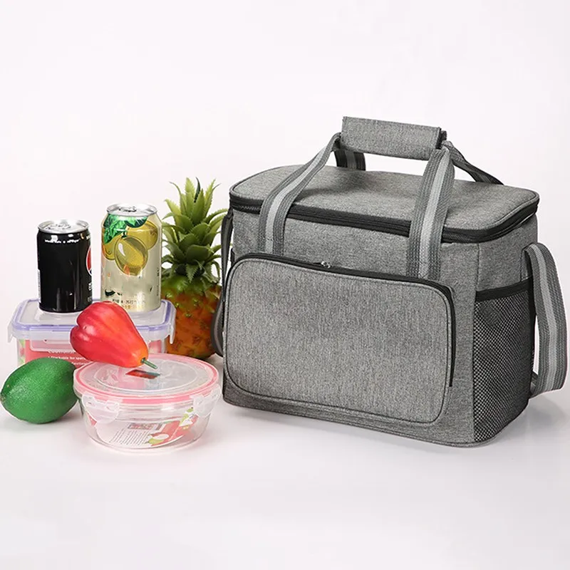 작업용 보온 도시락 가방, 피크닉 가방, 자동차 Bolsa 냉장고, 휴대용 쿨러 백, 식품 배낭, 15L