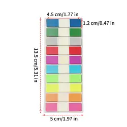 Colorful Sticky Index Tabs for Notes and Page Marking - Ideal for Students, Teachers, and Office Use (As show)