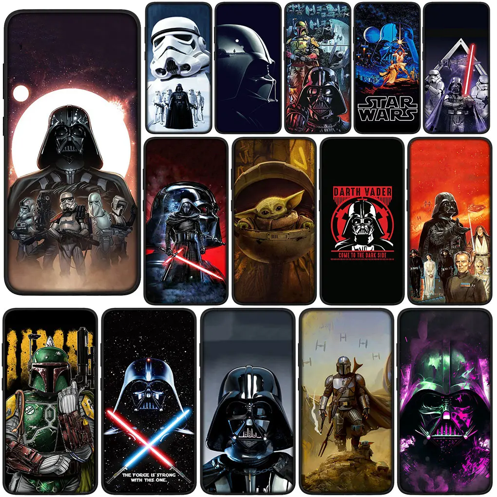 S-Stars W-Wars Yodas Darths J-Jedis Trampolieri Cover Per Samsung Galaxy Note 20 Ultra 10 8 9 S10 Lite S9 A6 A8 Plus A9 Custodia Per Telefono