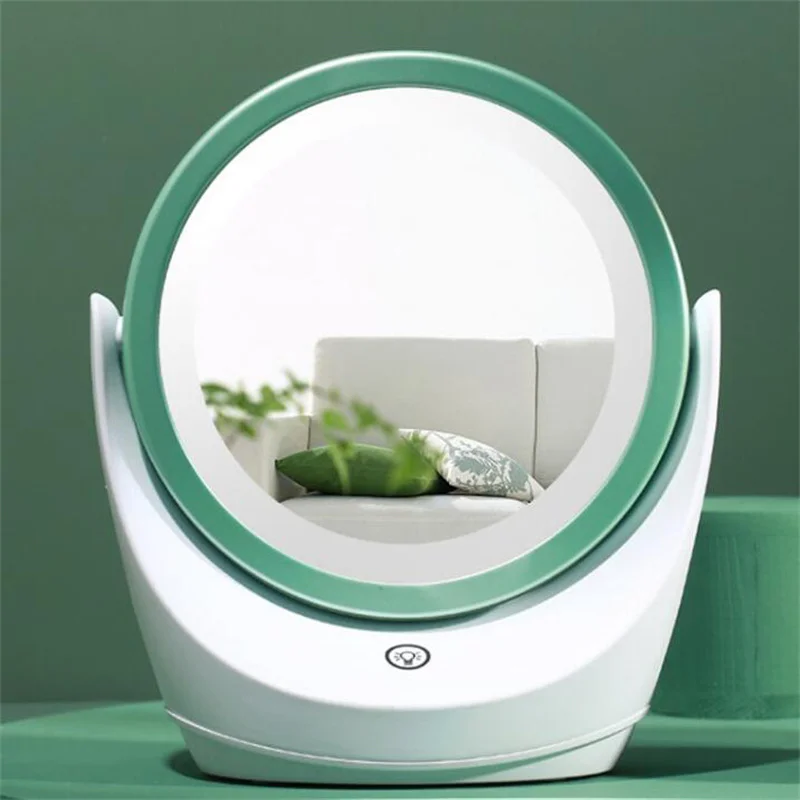 Xiaomi Youpin Mirror 1X-5X Magnification 360 Degree Rotation Portable Double Sided Desktop Intelligent With Light Makeup Mirror