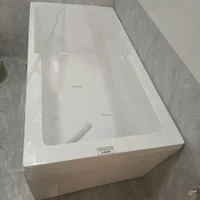 Modern Acrylic Freestanding Bathtub Small Apartment Bathroom Massage Bathtub Onstant Temperature Surfing Jacuzzi Bath TubZAQ 2