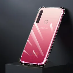 Enhanced Airbag Phone Case - Anti - Drop 360° Full Protective Transparent Bumper Cover - Samsung A9 2018 (Clear)