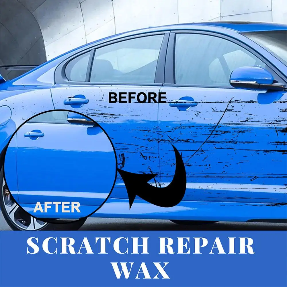 Car Scratch Repairing Wax Kit Professional Car Paint Scratch Repair Agent Nano Car Repair Wax Deep Anti Scratch Remover Fluid