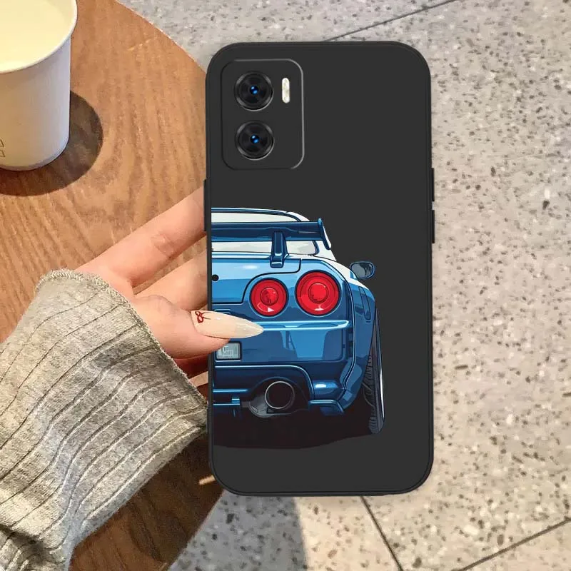 Cartoon Creative Car Liquid Phone Case Cover