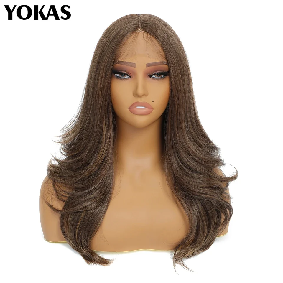 22 Inch Lace Front Wig for Women 13x4x1 T-Part for African Female