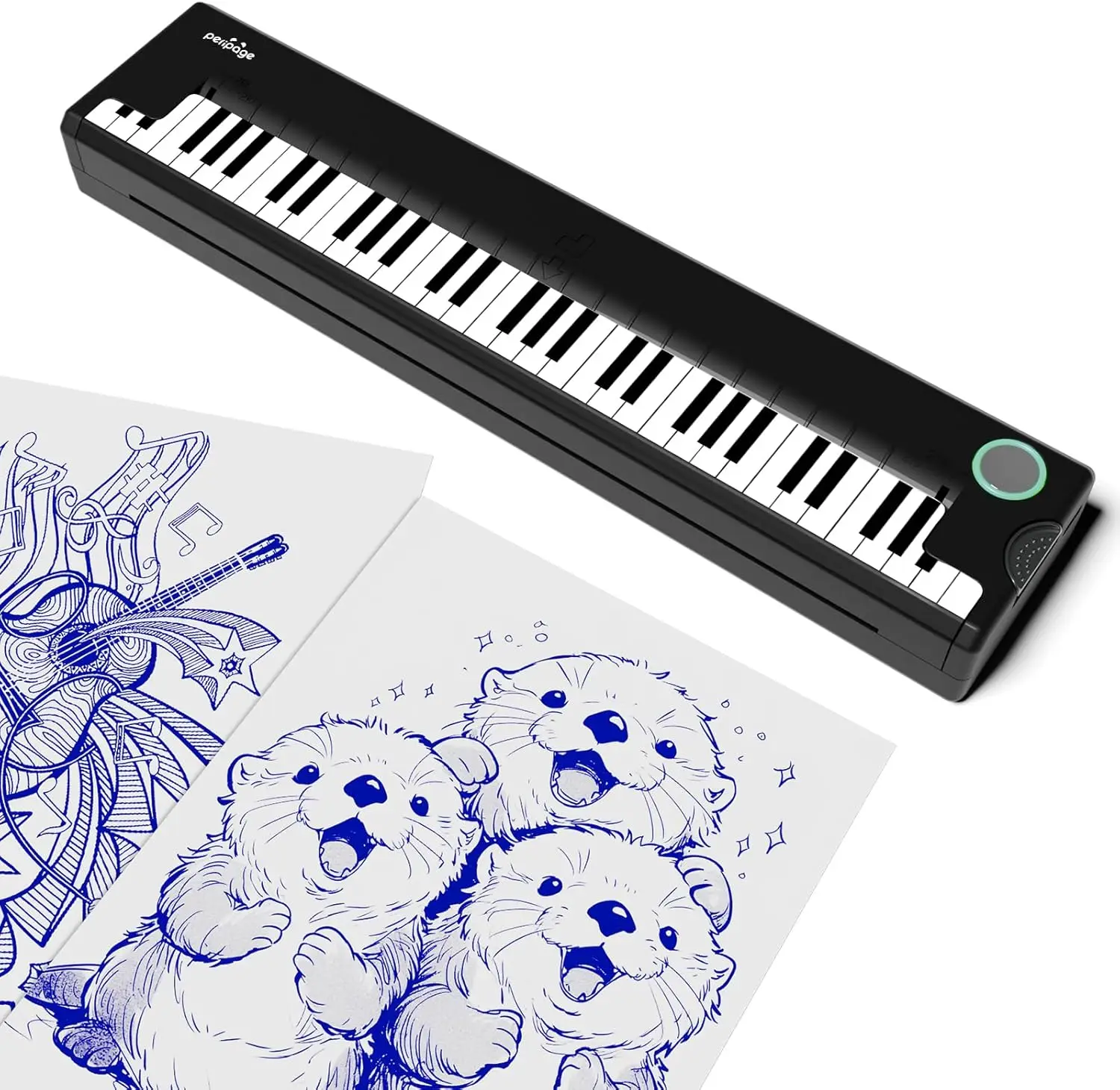 PeriPage P90_Piano Tattoo Stencil Maker Transfer Printer Wireless Bluetooth Tattoo Printing Android/iOS/Windows/Mac