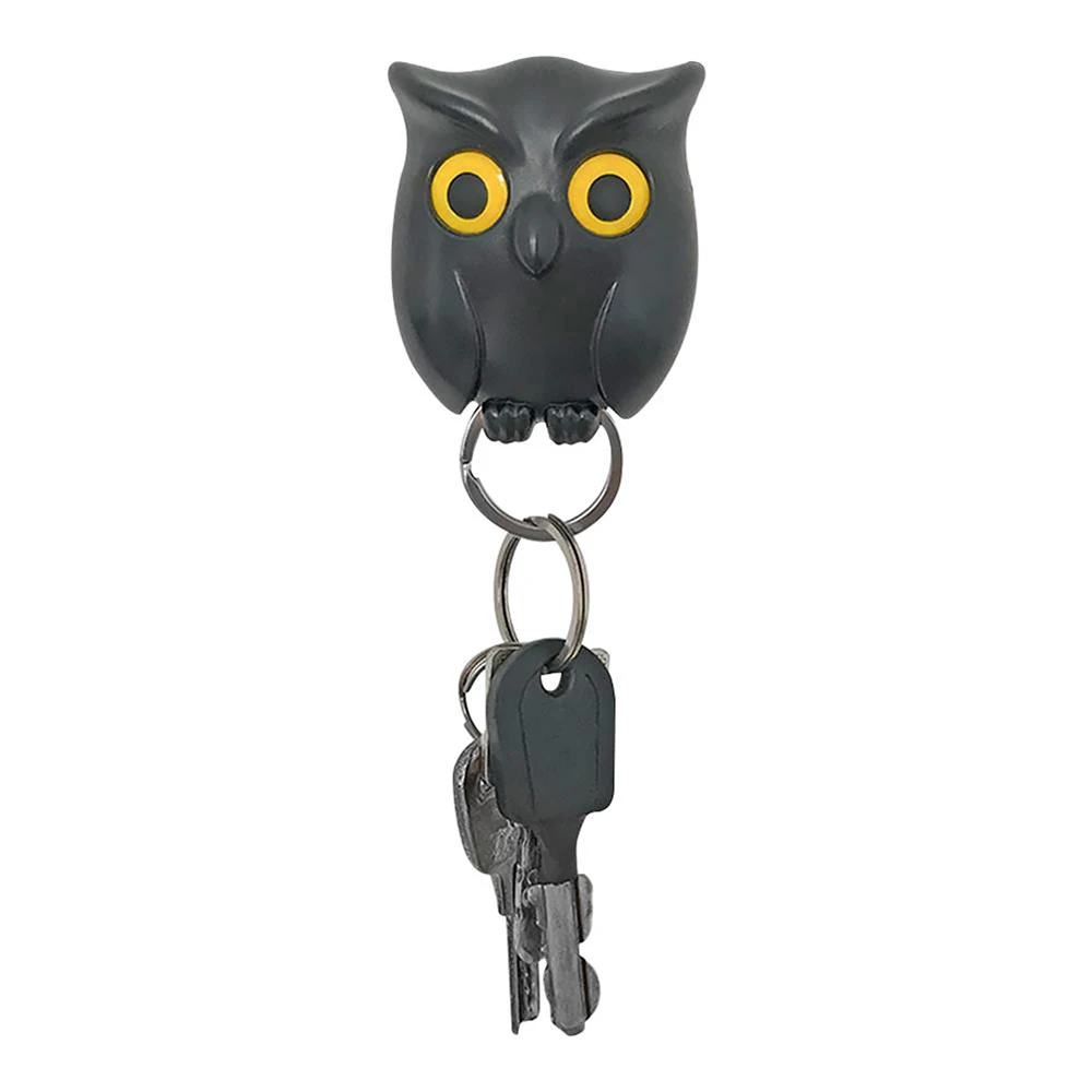 

Owl Night Wall Magnetic Key Holder Magnets Hold Keychain Key Hanger Hook Hanging Key Will Open Eyes Home Decoration