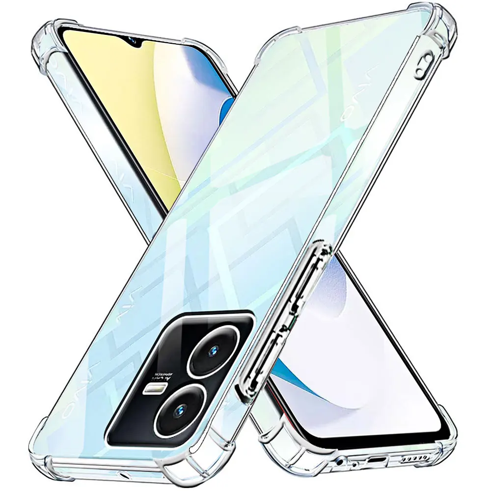 Shockproof Transparent Soft TPU Back Protector Cover