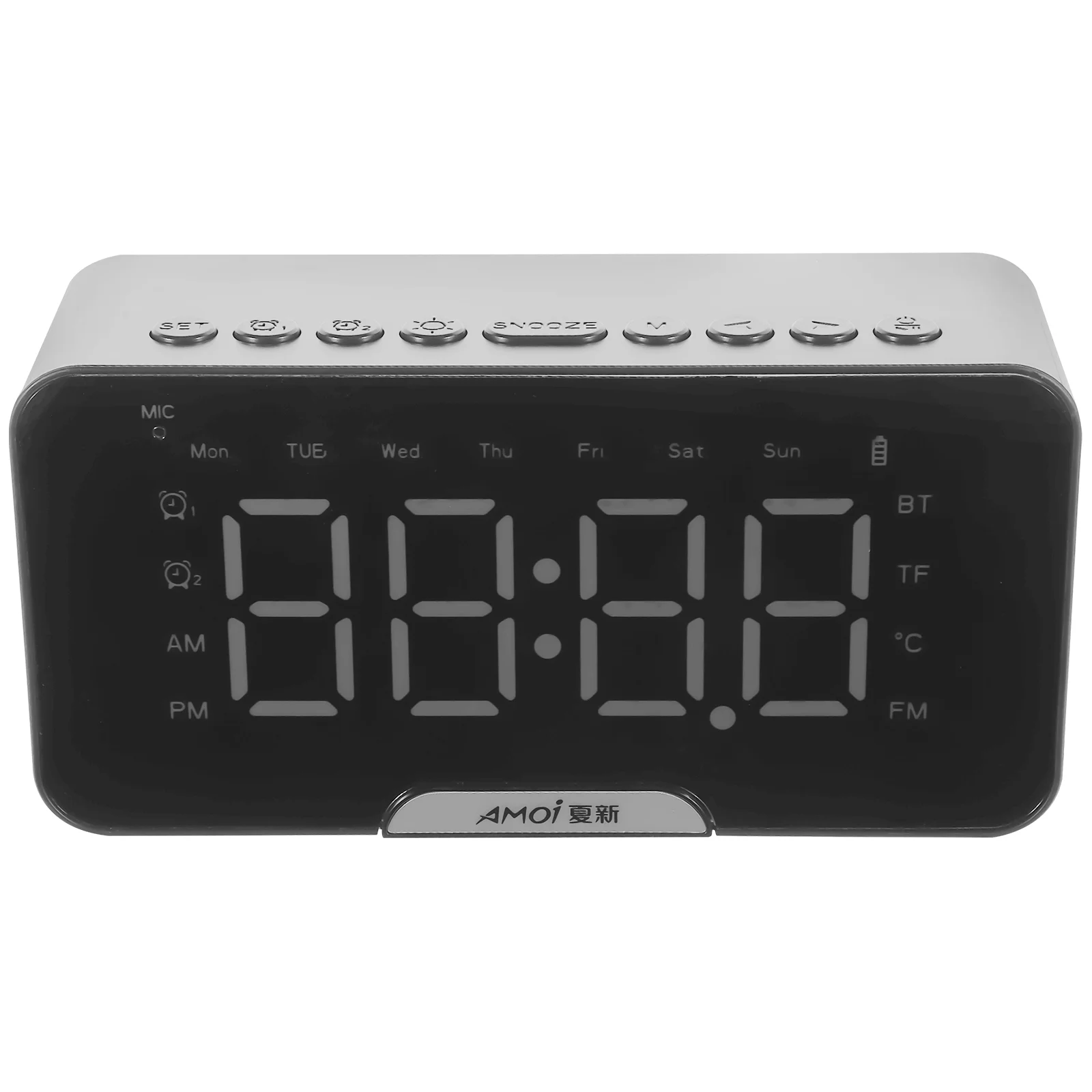 

Alarm Clock Digital Wireless ( Black ) Vosarea