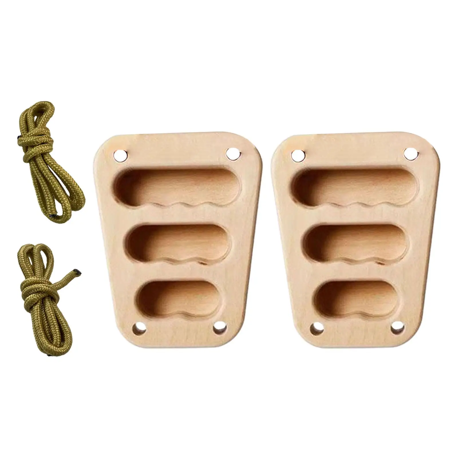 Climbing Hangboard Finger Strengthener Building Core Strength with Hanging Ropes