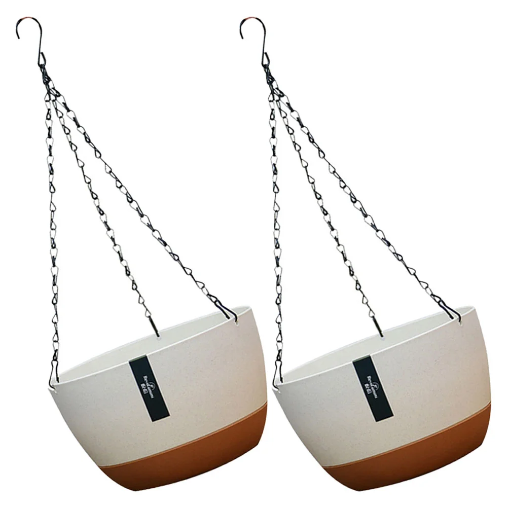 

Hanging Flower Pot Small Baskets Plants Outdoor Planting Container Planter Storage Flowerpot Holder Plant Hangers