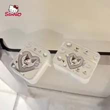 

Sanrio Kuromi Mirror Creative Wireless Bluetooth Earphone Cover Earphone Case for AirPods 1 2 3 Airpods Pro Case Cover