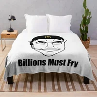 CHUD Billions Must Fry Throw Blanket warm for winter Fashion Sofas Flannels Thermals For Travel Blankets 1