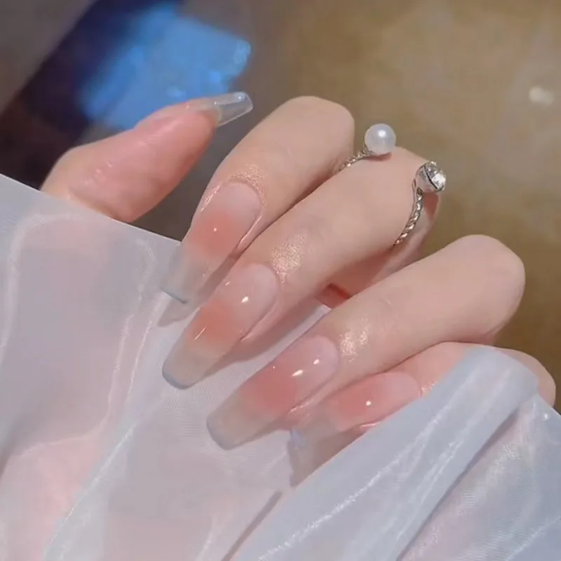 와인 레드 가짜 손톱, 자체 접착, 분리형, 완성 손톱, 웨어러블, 네일 아트 장 가짜 손톱