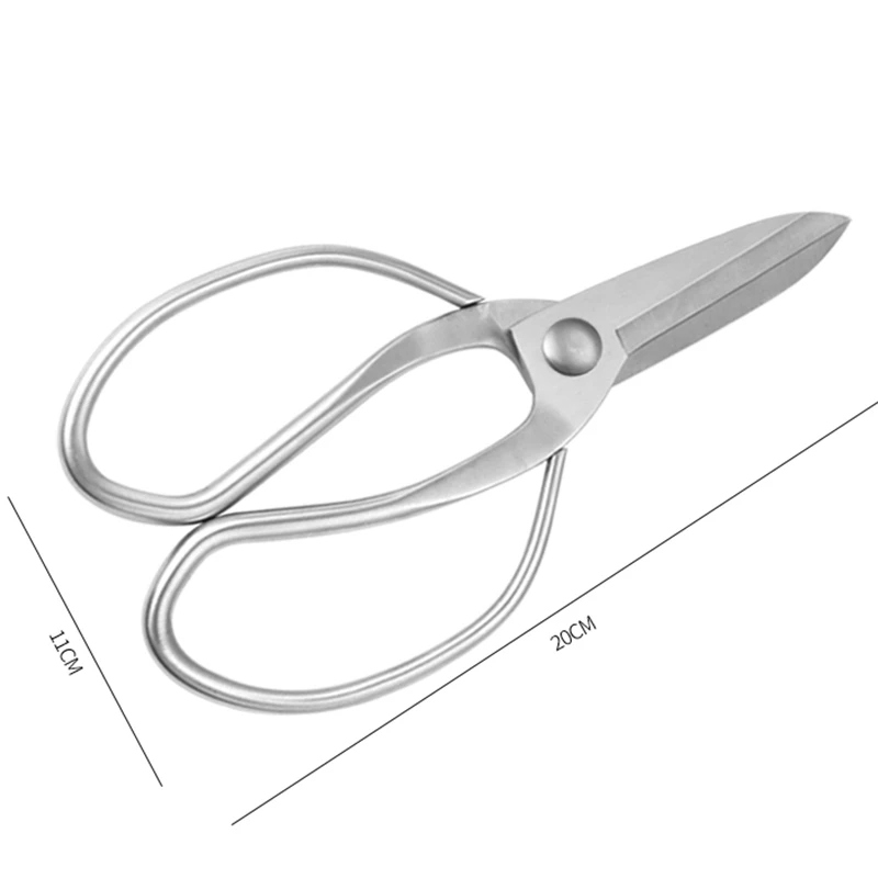 Stainless Steel Pruning Shears Portable Gardening Scissors Bonsai Pruning Flower Branch Trimming Tools Household Cutting Tools garden scissors,pruning shears,garden pruner