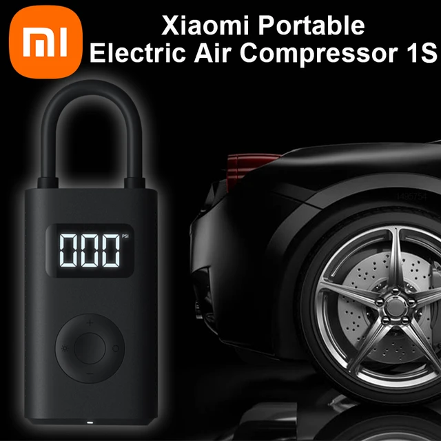 Xiaomi-compresor de aire eléctrico portátil Mijia 2, bomba de aire  multiherramienta, inflador tipo C, hogar inteligente para motocicleta,  bicicleta y coche - AliExpress