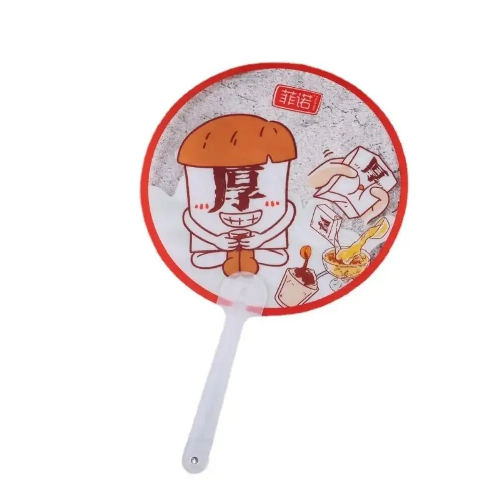 Transparent Mini Fan Handle Portable Small Plastic Fan Handle Replacement DIY Accessories 10pcs mini fan